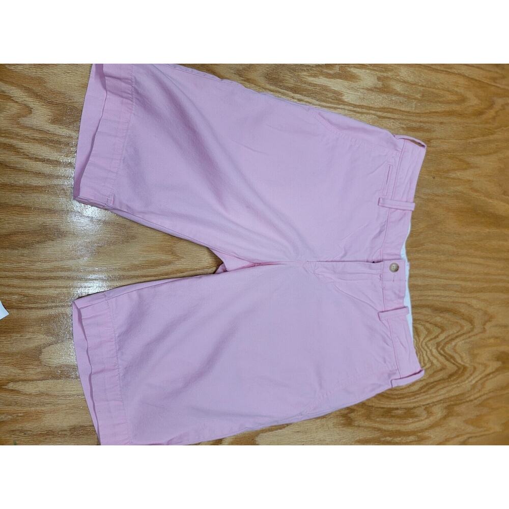 Polo Ralph Lauren Bermuda Shorts Womens 4 Pink Flat Front Golf Performance B84
